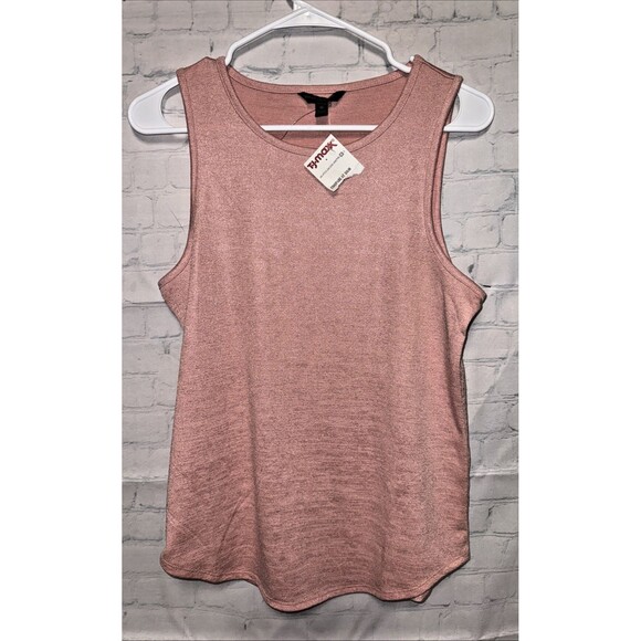Banana Republic Tops - Banana Republic Women’s Shirt Size M Sleeveless Tank Crew Neck Pink sparkle NWT